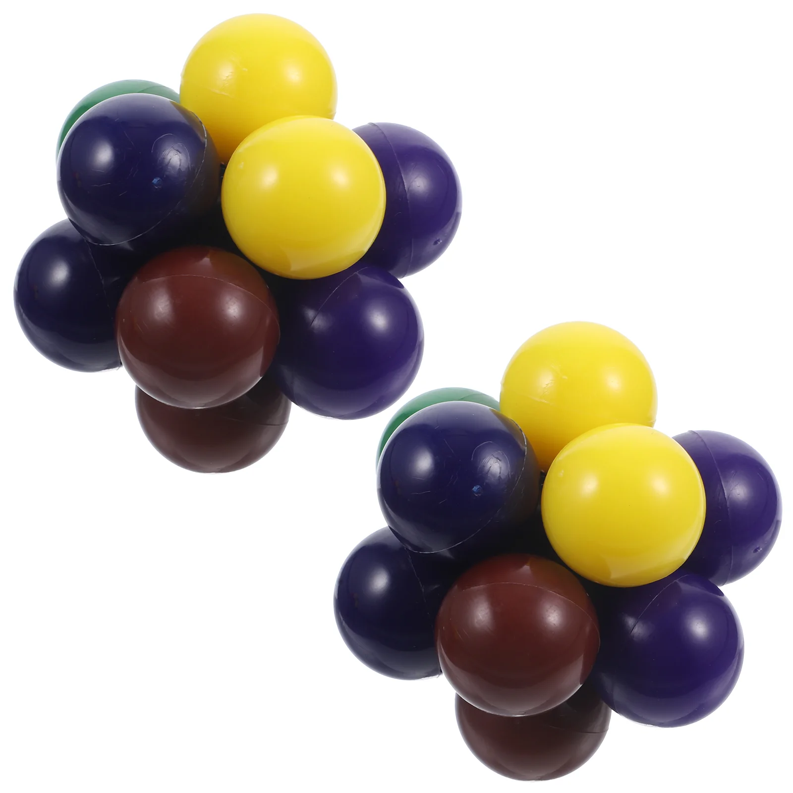 

2 Pcs Playable Toys Beaded Childrens Anxiety Fidget Sphere Puzzle Baby Children’s