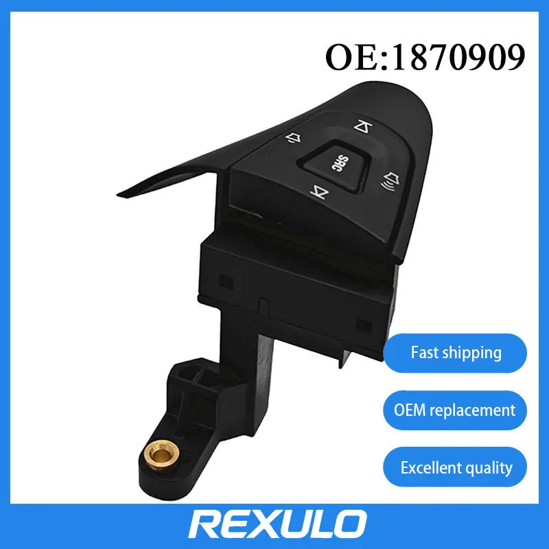 1870910 For Scania Truck Accessories Steering Wheel Buttons Control Button Switches 1870909