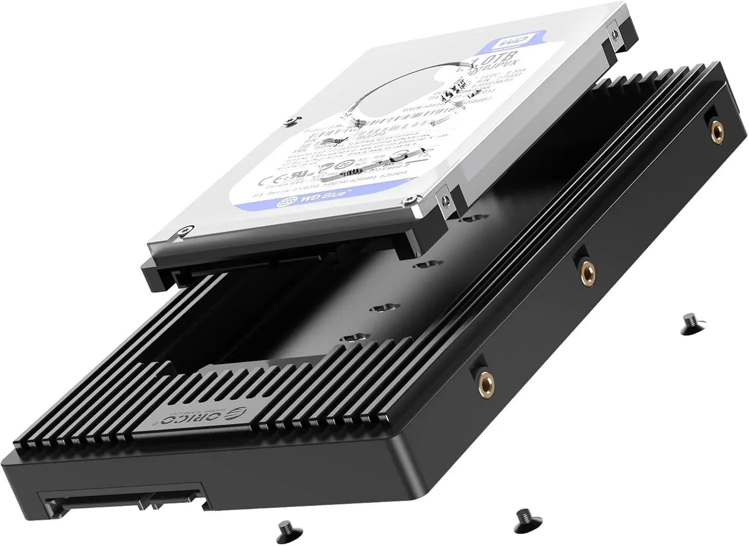 

2.5 to 3.5 SATA Hard Drive Adapter Mounting Bracket for 7/9.5/12.5mm HDD/SSD