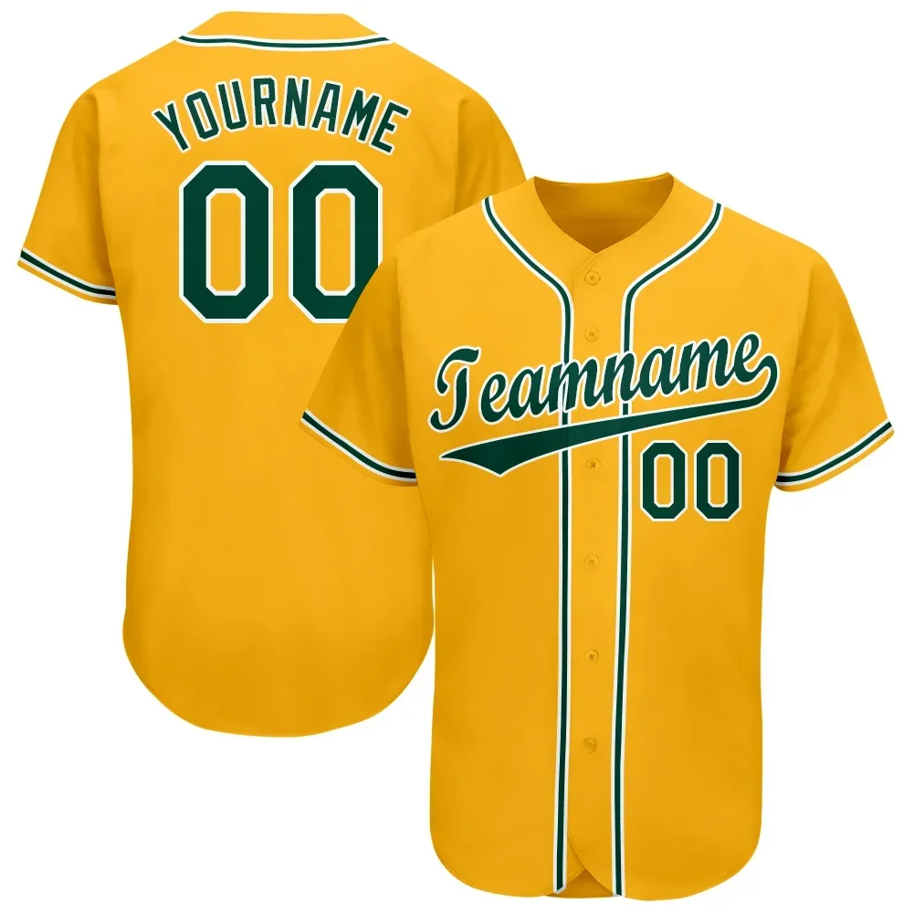 Camisa de beisebol personalizada impressa número do nome da equipe presentes incríveis para fãs para adultos/crianças uniformes de treinamento de jogo de softball