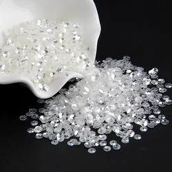 Sequin Crystal Transparent 3mm 4mm 5mm 6mm Pvc Round Flat Cup Loose Sequins Paillette Sewing Wedding Craft DIY Accessories 20g