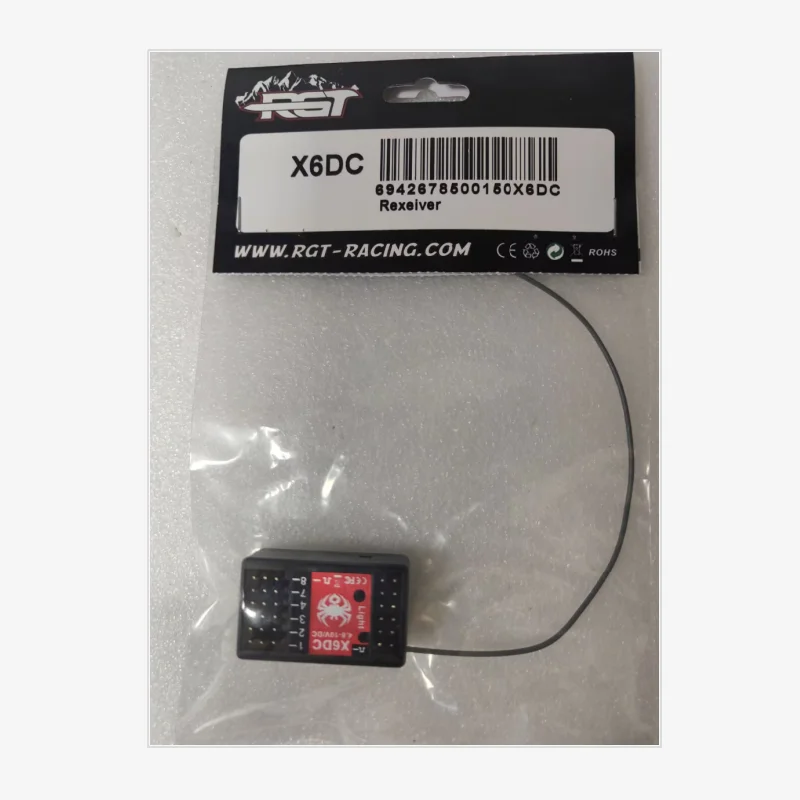 RGT Original Accessories X6DC 2,4G 6CH receptor con giroscopio para RC DUMBORC transmisor control remoto