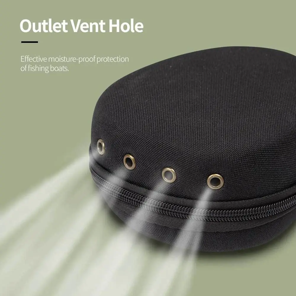 

Portable Waterproof Fishing Reel Bag Lightweight Hard Shell Spinning Reel Bags Shockproof Carrying Case Fishing Gear