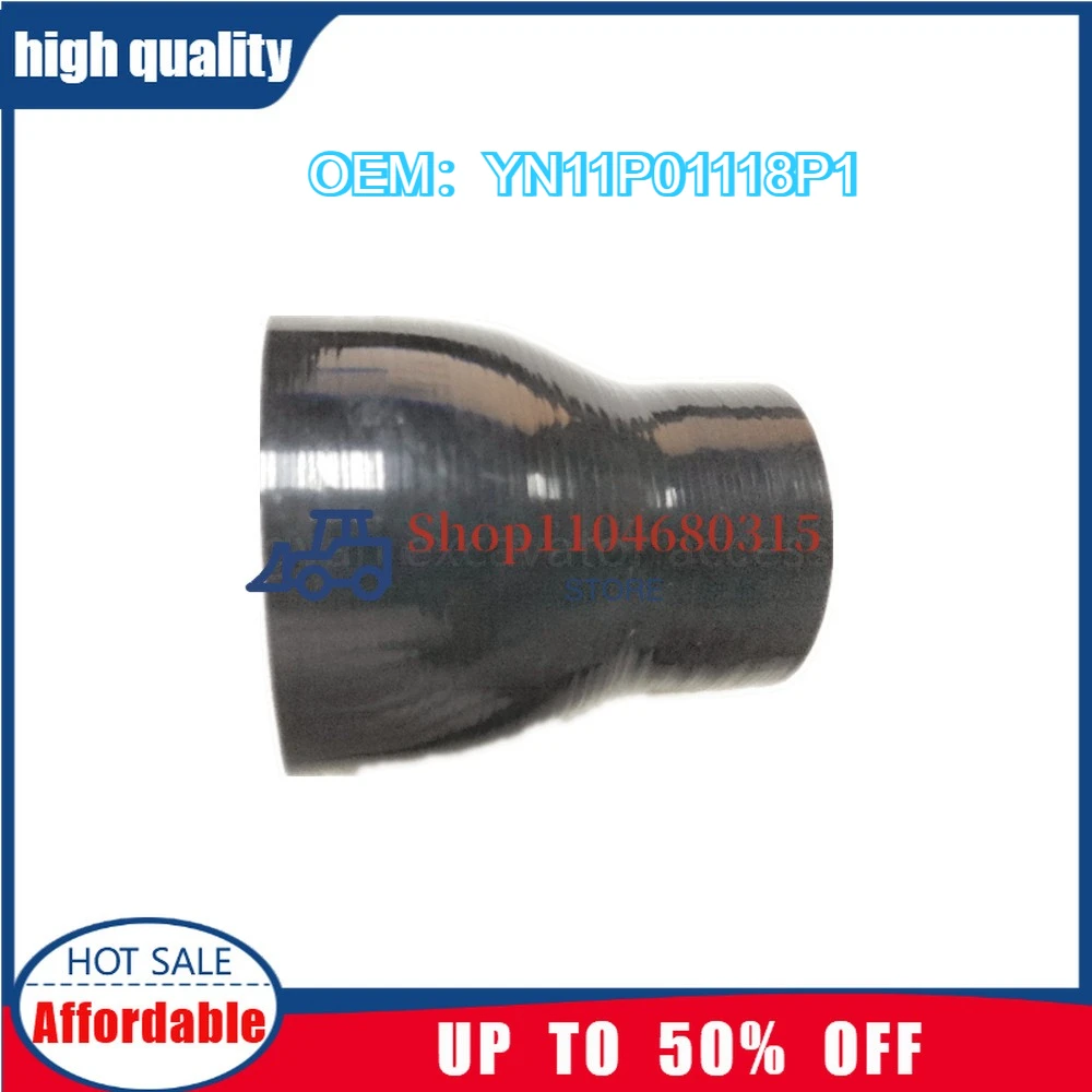 

for SK200 210 230 250-2-3-5-6-8 intake rubber pipe J05 6D31 6D34 supercharger YN11P01118P1 turbocharger conn