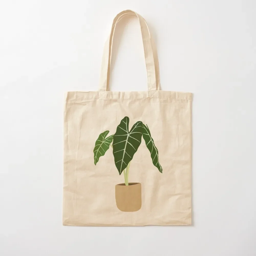 Potted Alocasia Tote Bag supermarket folding bag shopper bags for women Big bag women bags for women