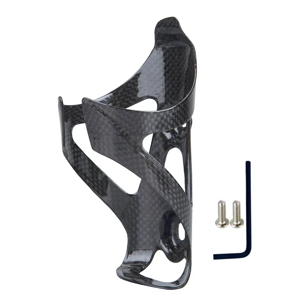 軽量-3k-光沢-マット仕上げ-カーボンファイバー製-自転車用ウォーターボトルホルダー-サイクリングアクセサリー