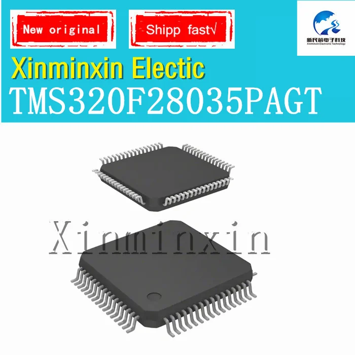 10PCS/lot  TMS320F28035PAGT TMS320F28035 TQFP64 IC chip New Original