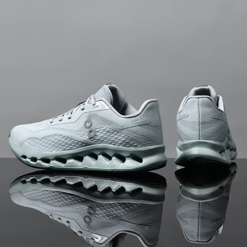 

New Men Running Shoes Comfortable Walking Leisure Lace-up Jogging Casual Breathable Fashion Sneakers Blade Loafers Brand Outdoor