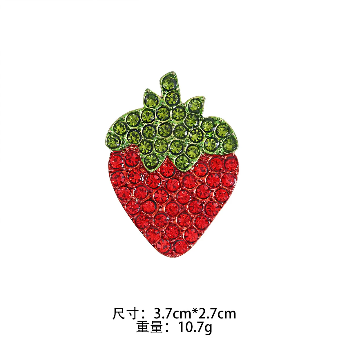 1 قطعة بروش الفراولة لطيف للنساء الفتيات رائعة الفراولة الفاكهة دبابيس مجوهرات العصرية اكسسوارات هدايا عيد 2025