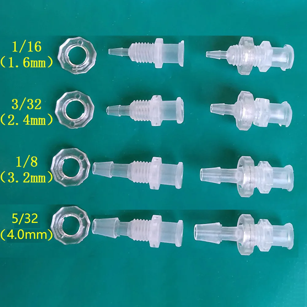 Luer Lock Adapter PP Plastic Air Valve Pipe Subpackaging Instrument Connector