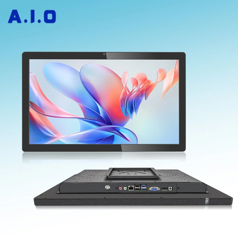 

OEM 21.5 " PCAP Industrial Capacitive Touchscreen FHD LCD IP65 Self Ordering Kiosk Wall Industrial Android All In One Pc