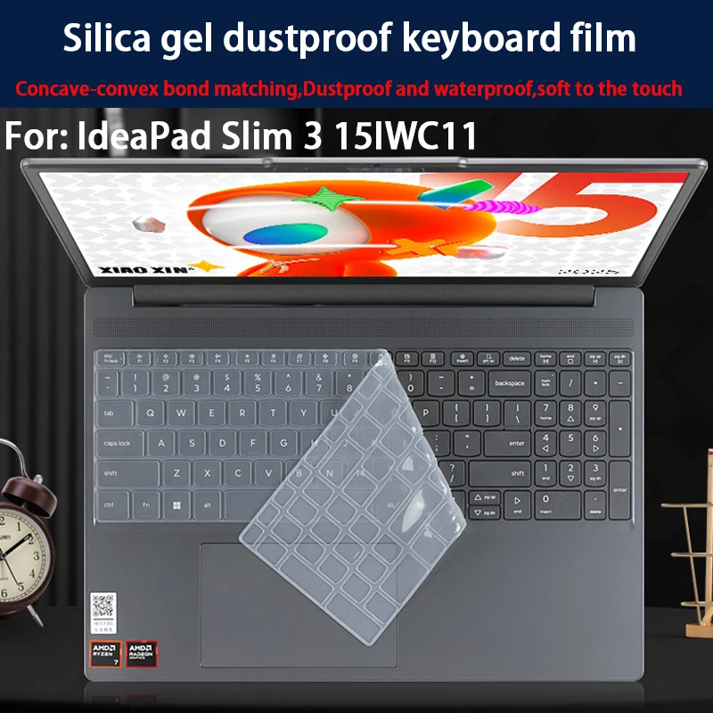 For IdeaPad Slim3 15IWC11 Keyboard Film 15.3inch Laptop Screen Film Anti-Blue Film Anti-Reflective Film Computer Protective Film