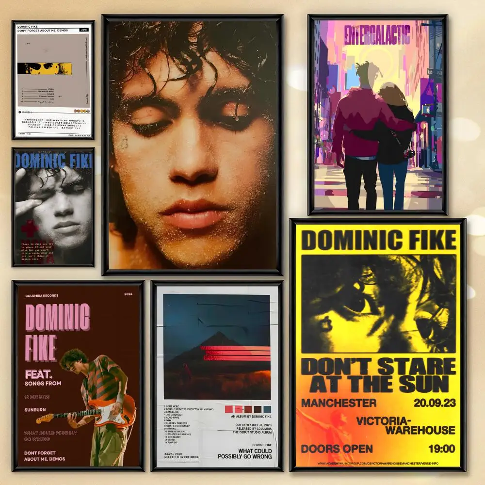 Pop Singer D-Dominic Fike Bedroom Decor Hack Home Styling Prop Warm Visual Focus Fresh Room Look Modern Wall Accent Poster