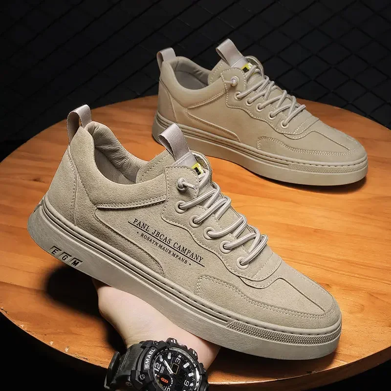 Men's White Casual Sneakers 2024 Autumn Vulcanized Shoes Boys Tenis Sport Shoes Male Sneakers Soft Sole Men Walking Shoe