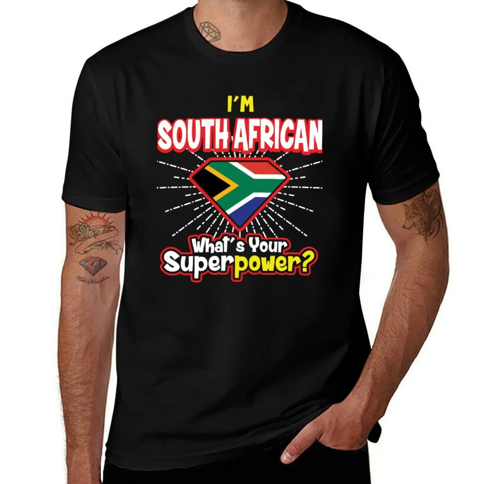 Im South African what is your Super power - South African T-Shirt Christmas Theme Tee Top T-Shirt