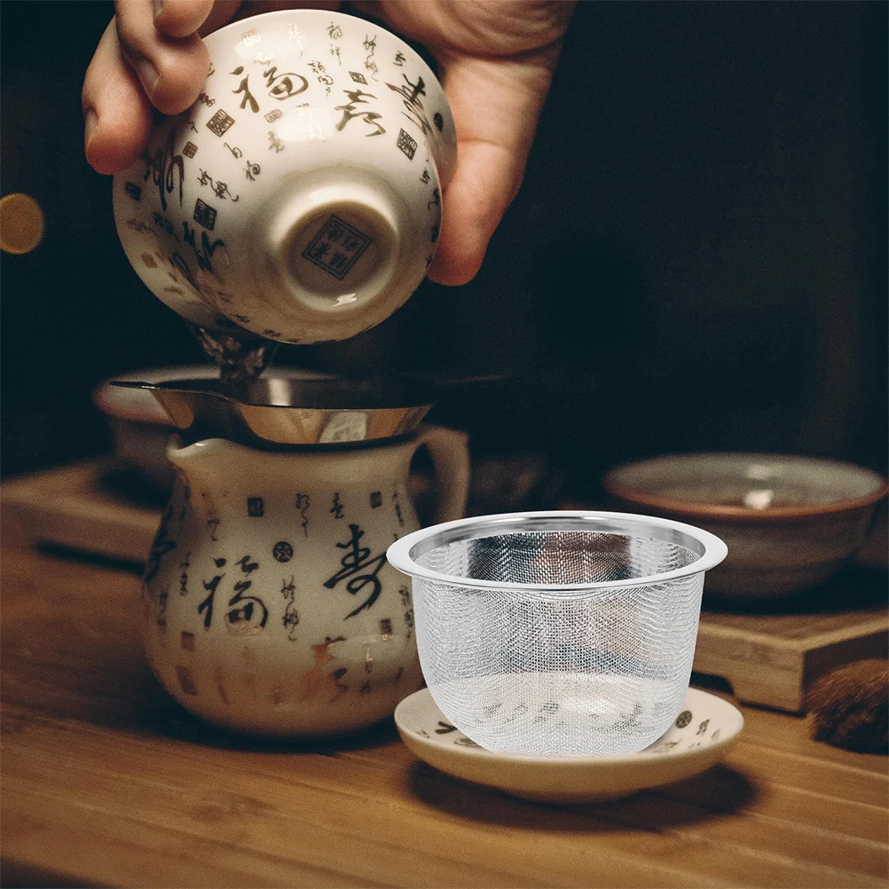 

2 шт., сетчатое ситечко для заварки чая из нержавеющей стали, многоразовое крутое ситечко для заваривания листового чая для чайников, кружки