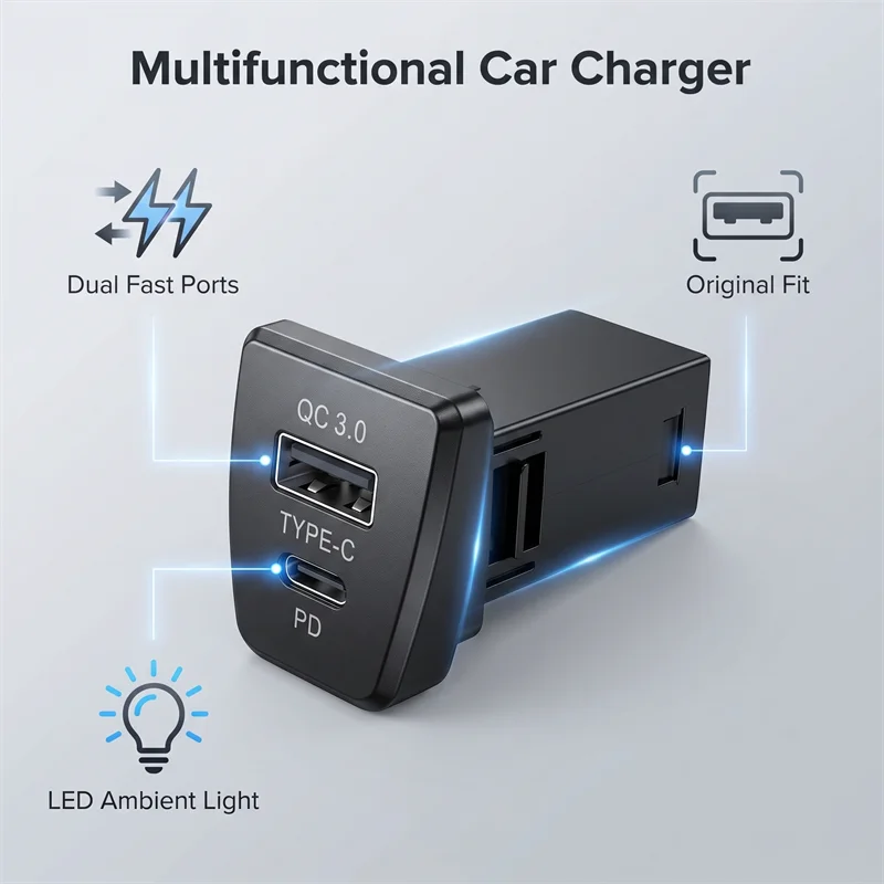 Phone Accessories Charger - Accessori per Presa di Ricarica Auto