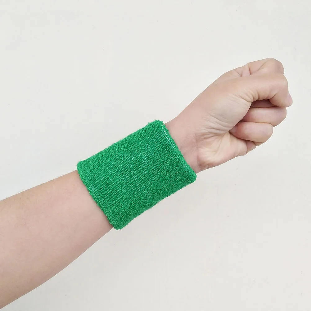 

12 Pcs Wrist Bands Sports Colorful Waistband Athletic Wristbands Sweatbands Keep Warm Cotton