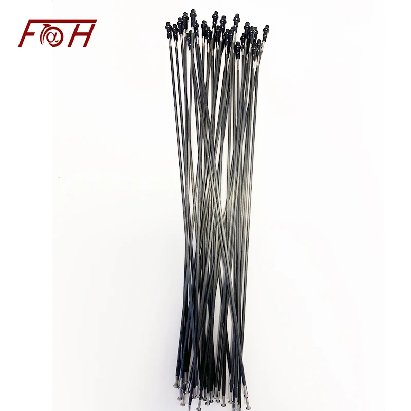 Lightweight carbon fiber spokes 1.8g Silver titanium alloy carbon spokes 700C Road wheels Spokes Cycling race wheel accessories