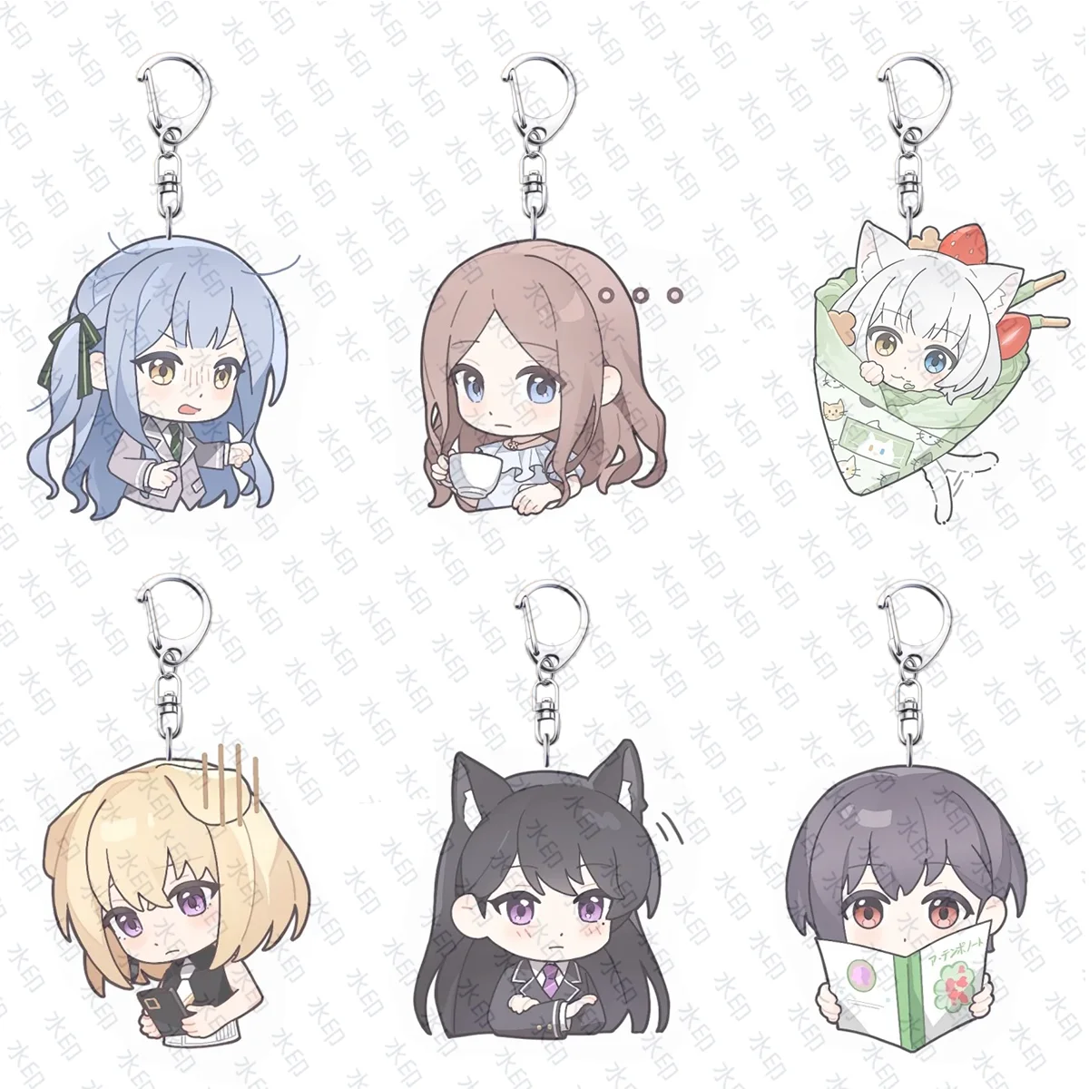 Аниме BanG Dream! Акриловый брелок, фигурки Майя Ямато Чисато Шисаги, милая сумка, подвеска, брелок для мальчиков и девочек, рождественский декор, подарки