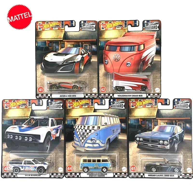 Hot Wheels-Brinquedos Colecionáveis para Meninos, 1:64 Volkswagen, Premium Boulevard, Station Wagon, Classe V, Presente de Aniversário, Original