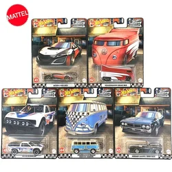 Original Hot Wheels Car Premium Boulevard 1/64 Volkswagen Deluxe Station Wagon Voiture Toys for Boys Collection Birthday Gift