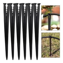 20 PCS 14cm Hook Fixed Stems Support Holder for 4/7 or 3/5 Drip Irrigation Water Hose Garden irrigation Multifunction Bracket