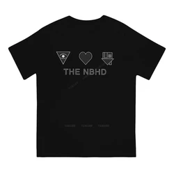 Rock Band T Shirts for Men Pure Cotton Fun T-Shirts Round Neck The NBHD Neighbourhood Tee Shirt Short Sleeve Clothes New Arrival