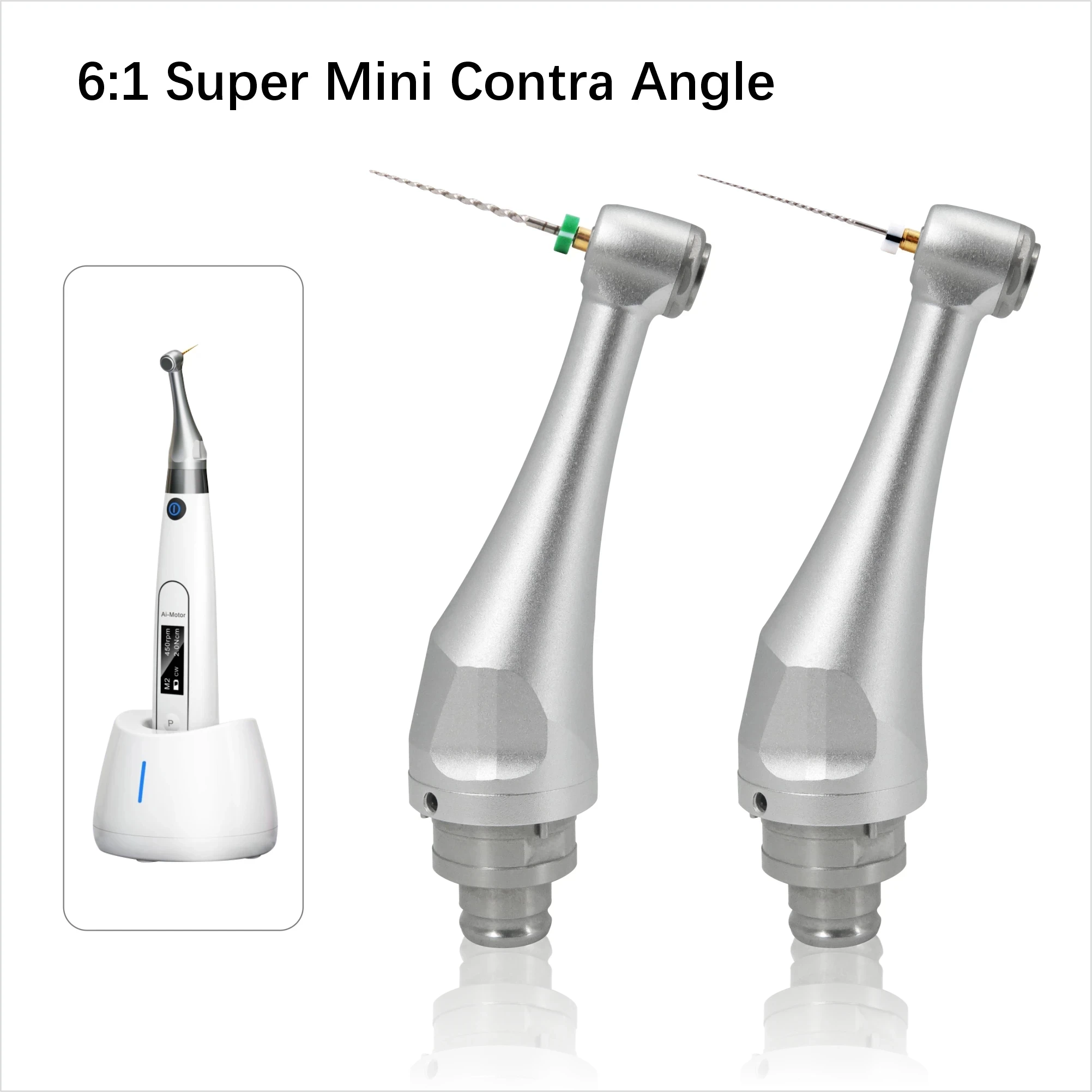 6:1 Super Mini Contra Angle Head for Woodpecker Endo Motor Dental Reciprocating Endomotor Head Endodontics