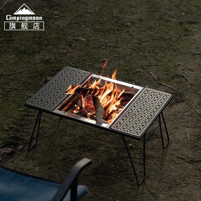 UG-1 One unit IGT table carbon grill double-layer insulated wood stove camping table expansion barbecue Japanese style stove