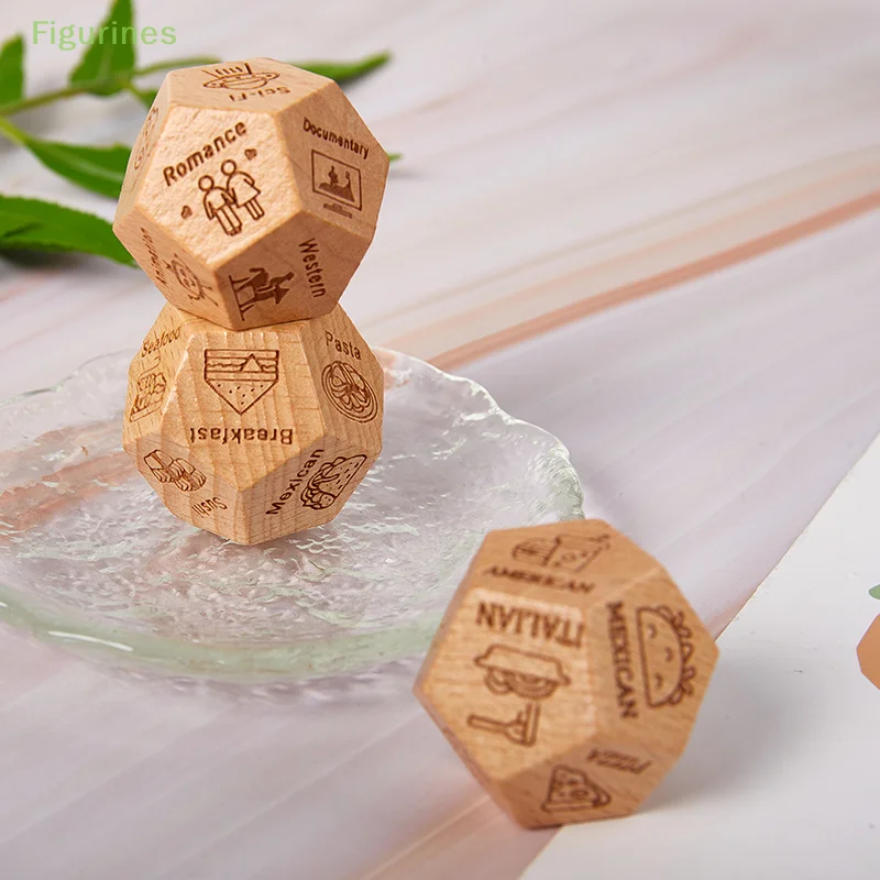 Engraved Wooden Date Night Movie Decision Dice Decider Valentine Day Date Night Gifts For Husband Wife Boyfriend Girlfriend