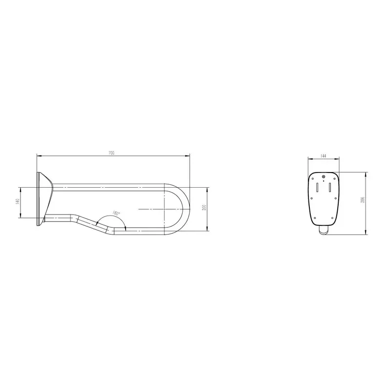 The armrest is non-slip and anti-drop. The elderly are rust-proof and moisture-proof. The toilet armrest can be turned over
