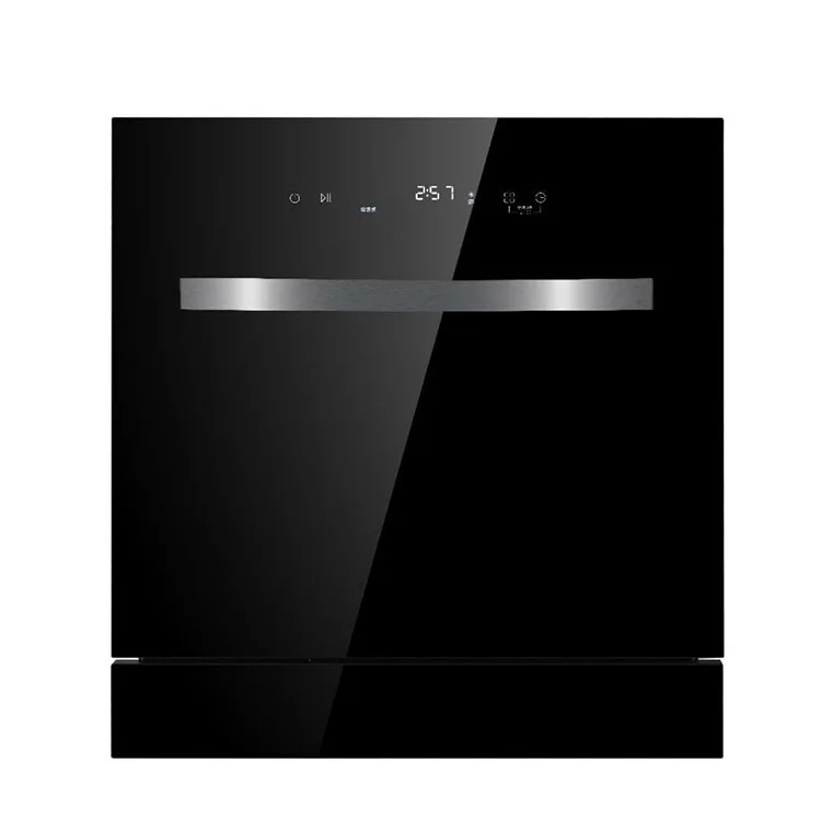 Hot Sale Black Stainless Steel Built-in Multifunctional Household Dishwasher