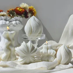 Handmade Gifts Bag Mould Resin Ornaments Mould Soap Mould Geometric Rotation Candle Silicone Mold