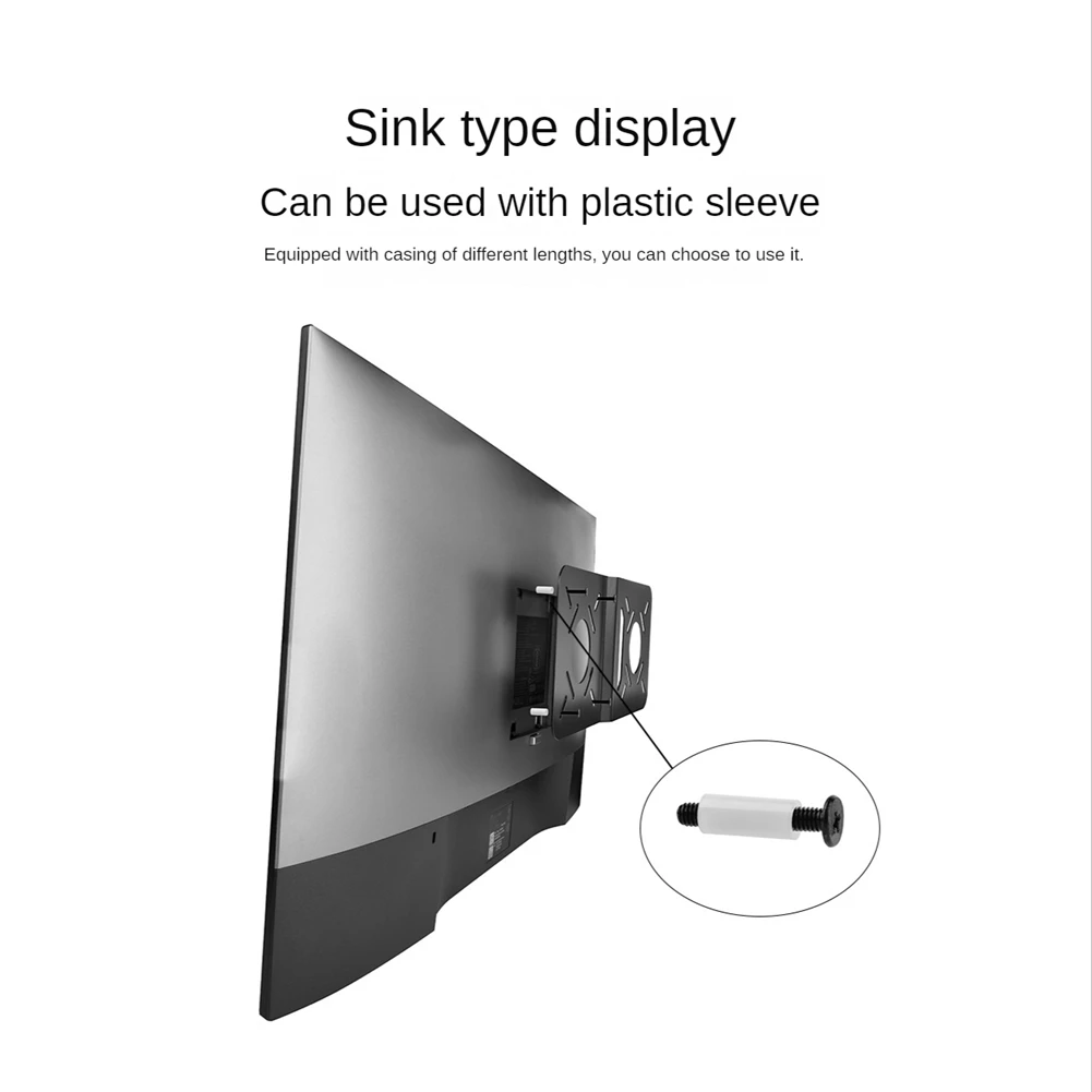 Classic-1Set VESA Mount For Mini PC For MINI-Host Hanging Bracket PC Monitor Two Screen Mounted Tablet Pad Mounting Rack