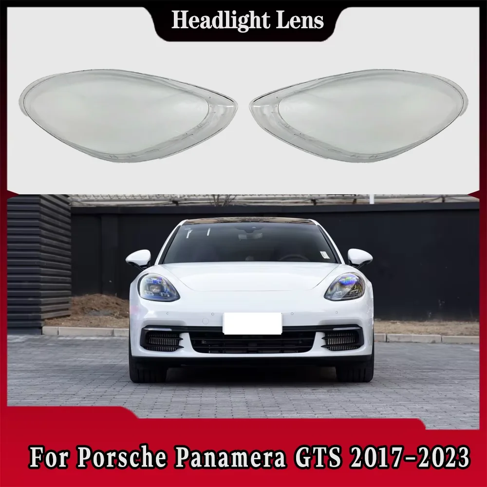 

For Porsche Panamera GTS 2017 2018 2019 2020 2021 2022 2023 Car Front Headlight Cover Lampshade Lampcover Caps Headlamp Shell