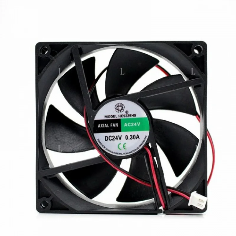 L 1 do ventilador de resfriamento do inversor HC9225HS DC24V0.30A 9225 9CM 2 pinos [M158a]