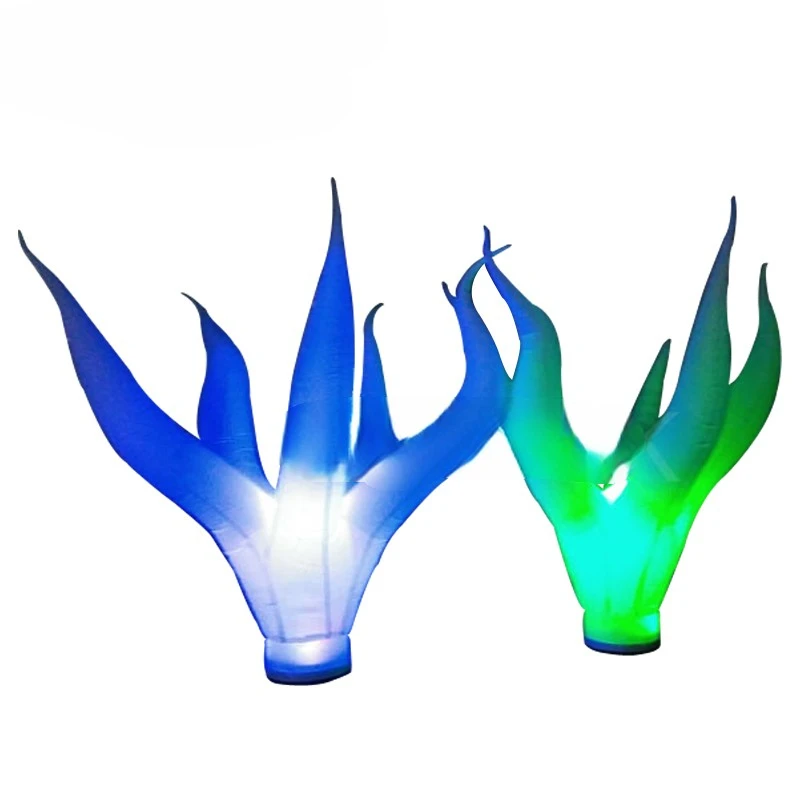

Декоративное освещение 2/3 м Надувное водное растение Надувное наземное украшение с изменением цвета светодиод для свадьбы/шоу/выставки