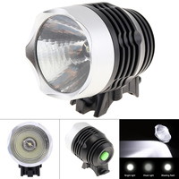 3 Modes LED Bicycle Headlights Green Keys Waterproof Bike Light Night Riding Cycling Lamp with 50-100M Far range Radiation