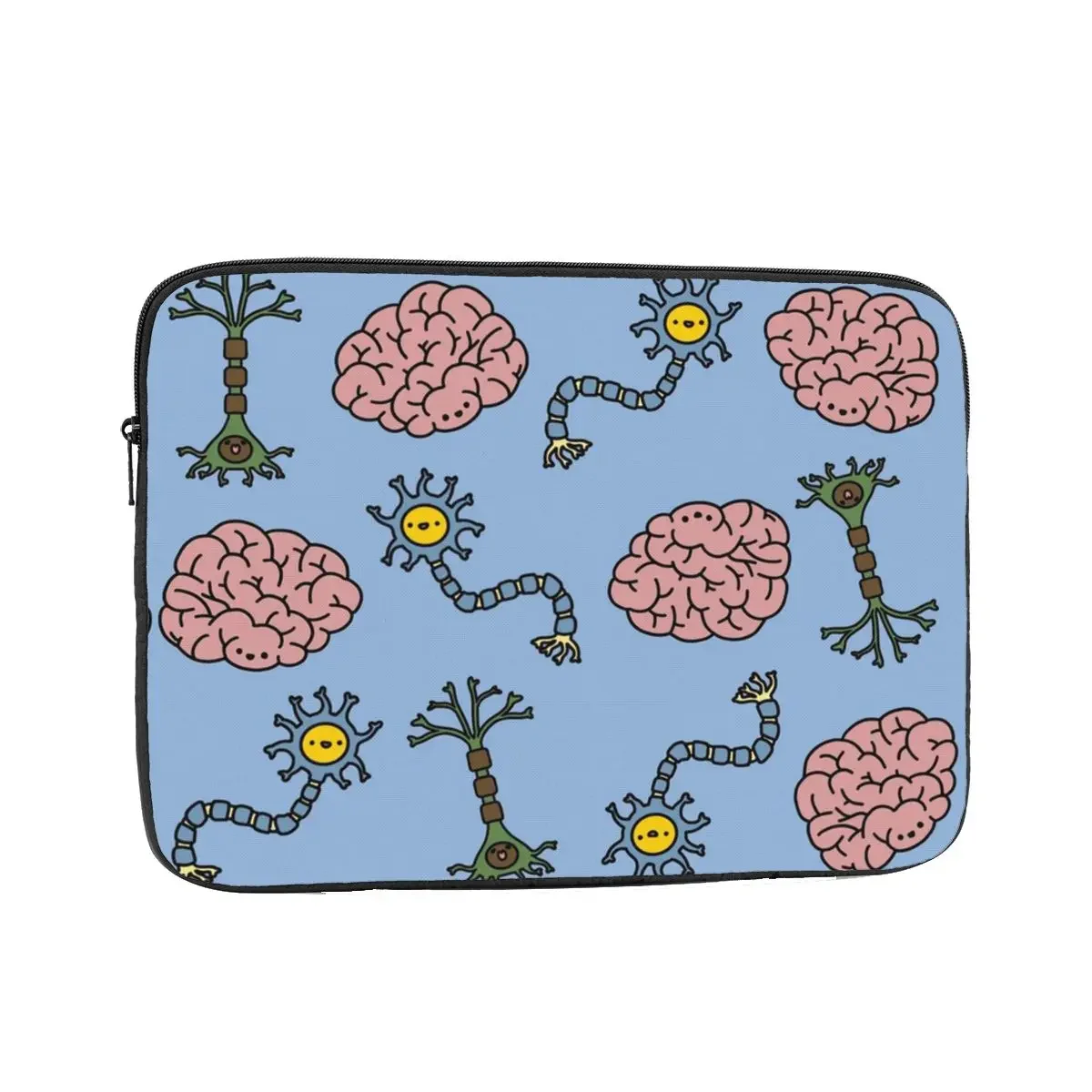 Neuro Brain Time! Let's Have Some Synapse Fun Notebook Laptop Bag Case Pouch 10 12 13 15 17 Inch Tablet Shockproof Case Bag