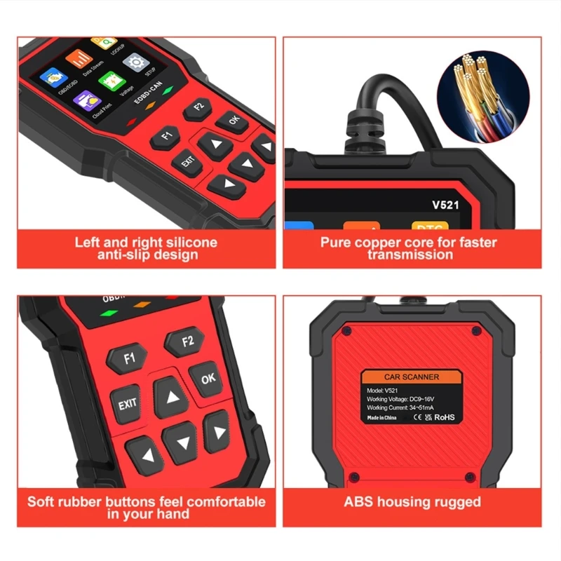 

Professional Auto Diagnostic Scan Tool Quick Error Code Identification for Car Efficient Troubleshooting and Maintenance AOS