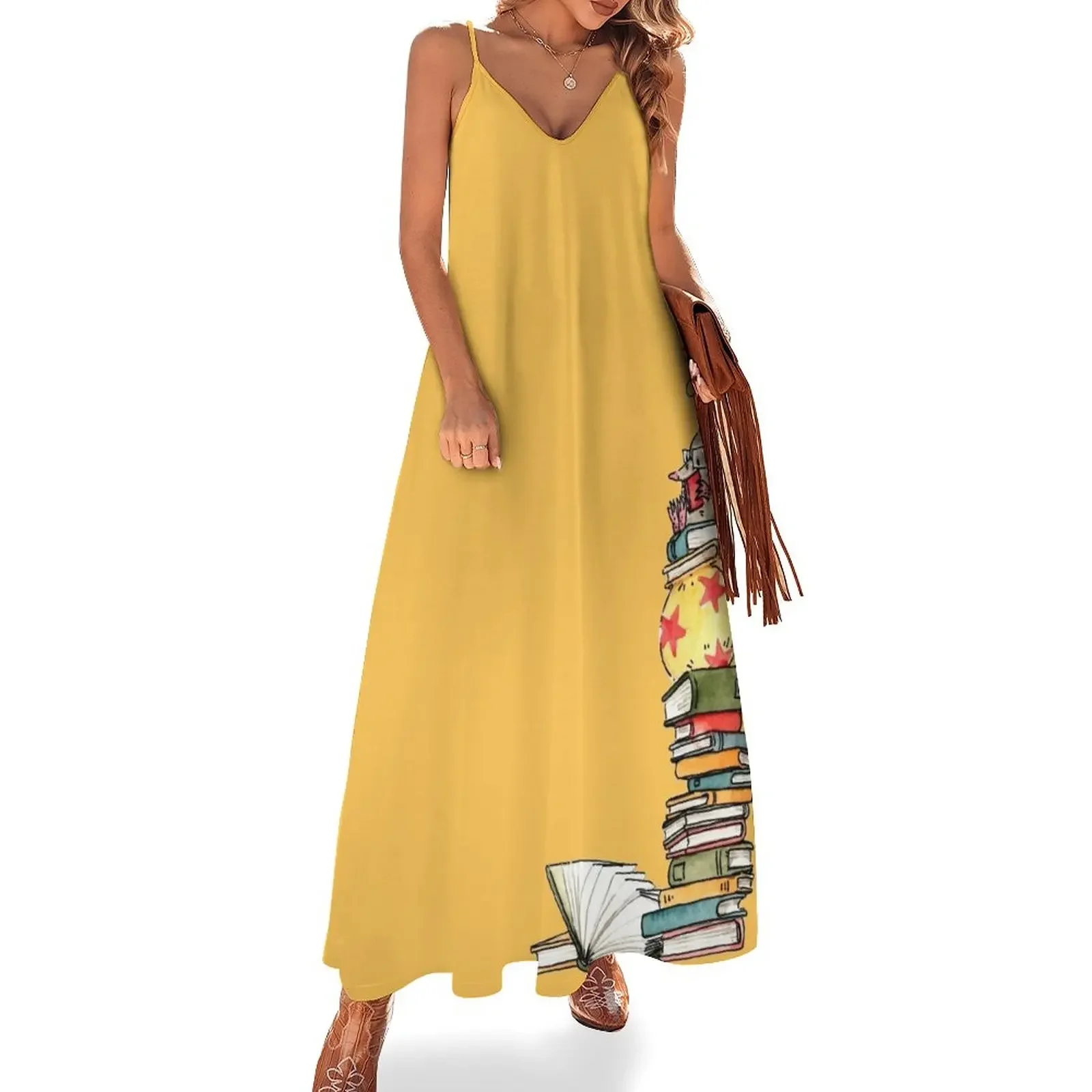 Reading mole Sleeveless Dress evening dress women dress women summer party women elegant luxury