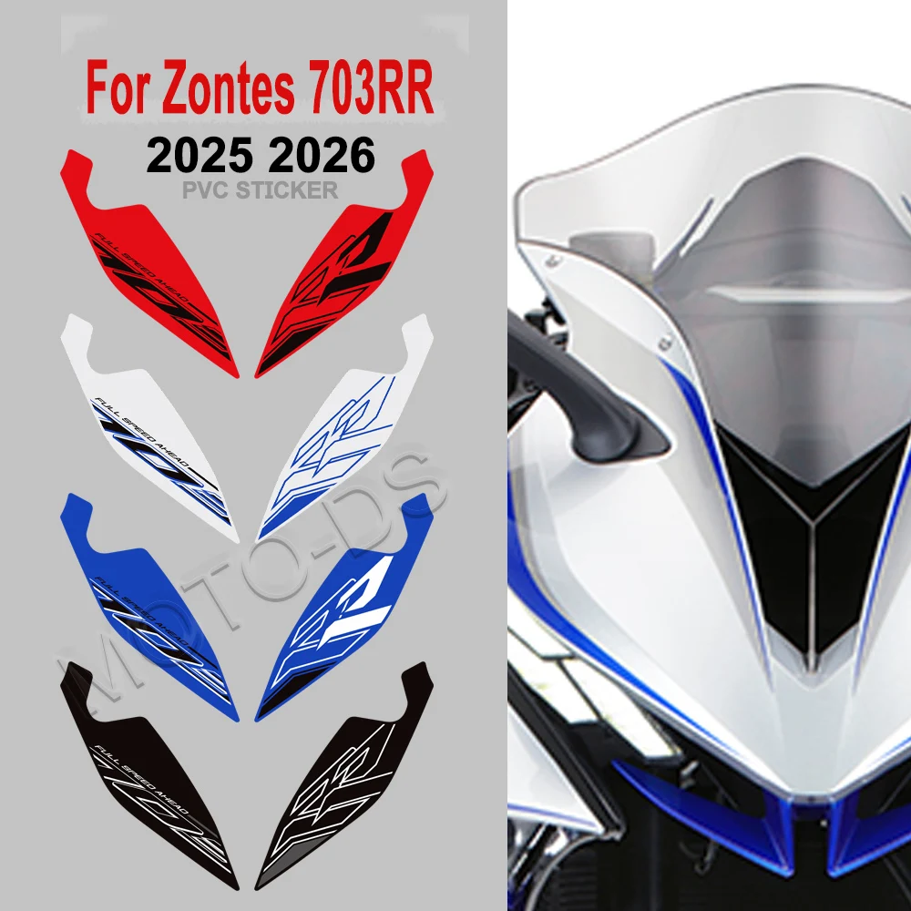

For Zontes 703RR 703 RR Motorcycle Front Stickers Moto Scooter Body Accessories Waterproof Fender Decals 2025 2026 ﻿