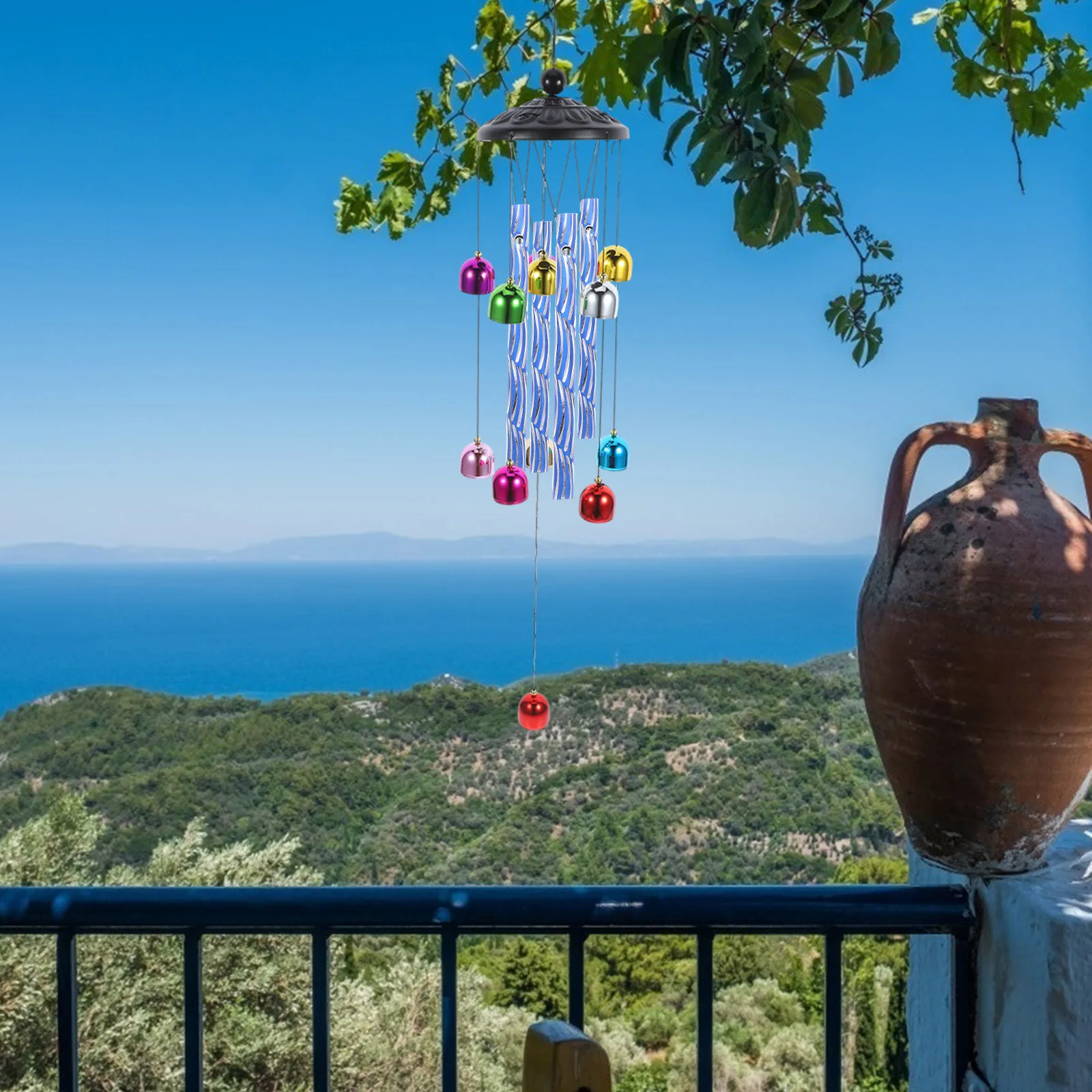 

100 Pcs Wind Chime Tubes Aluminum Metal Pre Drilled Replacement Hanging Sturdy Decorative Garden Chimes Supplies