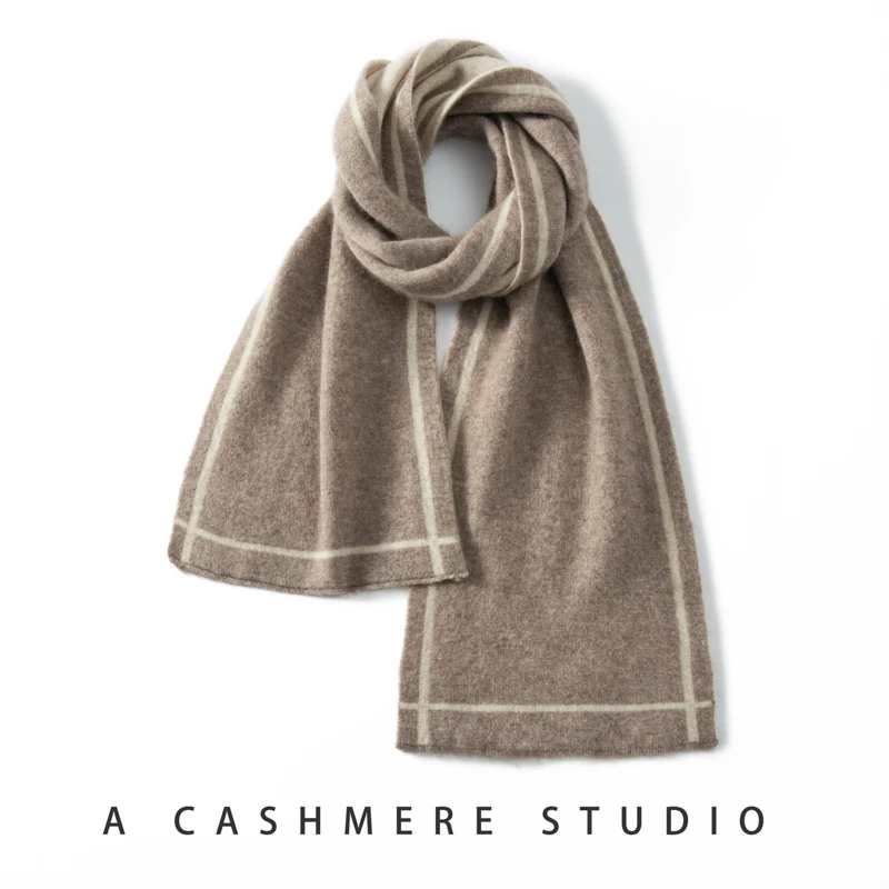 

KOIJINSKY New Cashmere 165*25 Women in spring, autumn and winter, soft warm needle knitted scarf