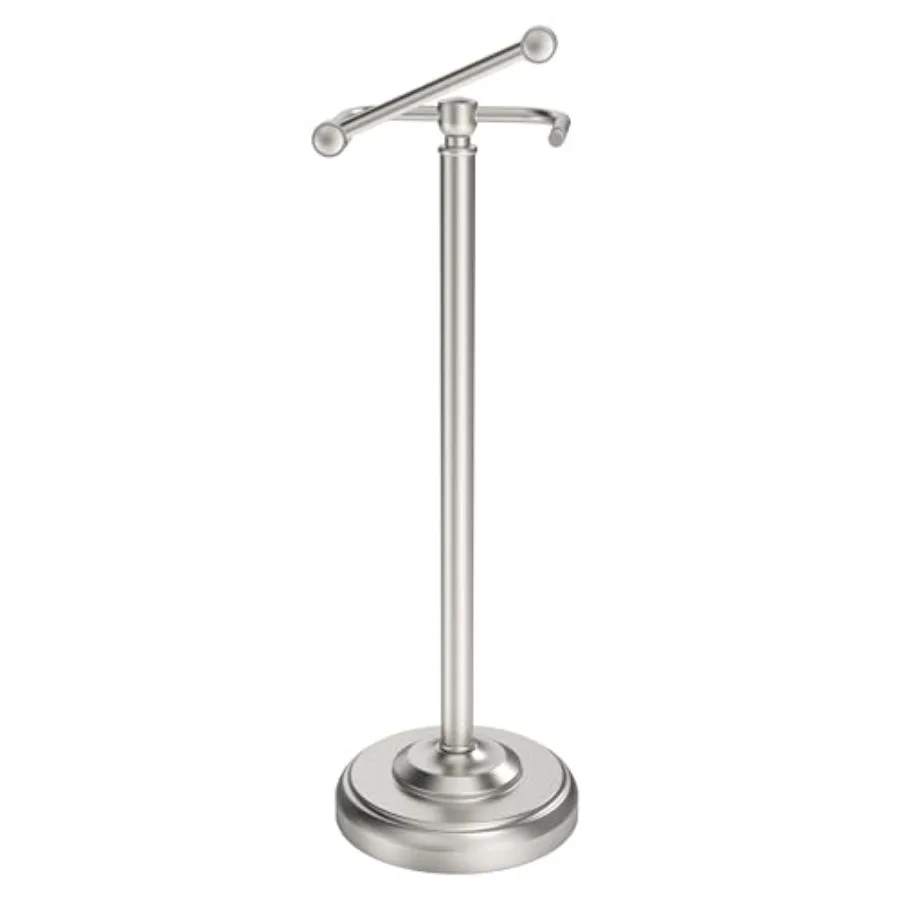 

Toilet Paper Holder Stand, Toilet Paper Holder Free Standing, Post Pivoting Design and Stable Weighted Base SUS304 Stainless St