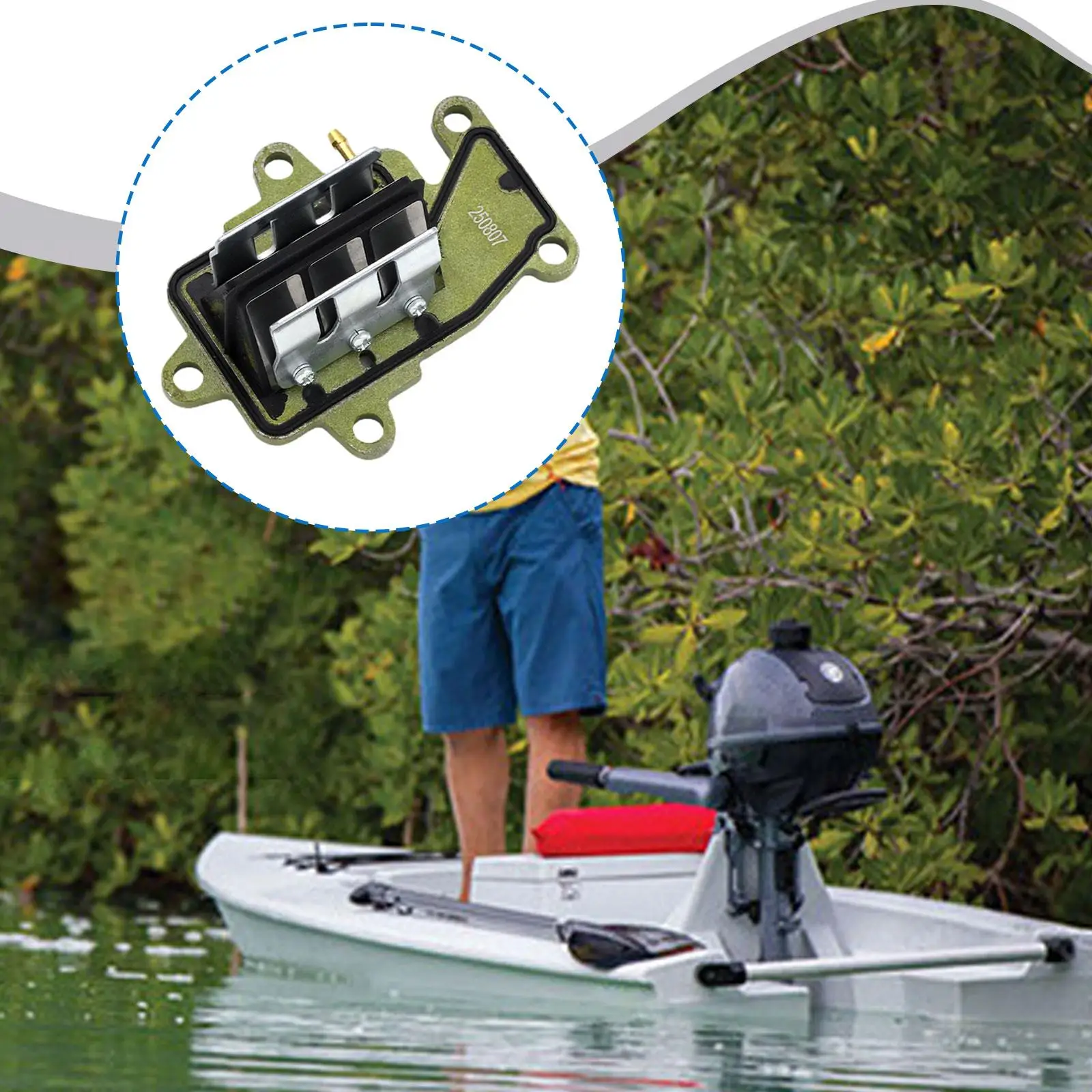 

Металлическая запасная часть впускного клапана морского двигателя для Yamaha 15HP 63V-13610-10