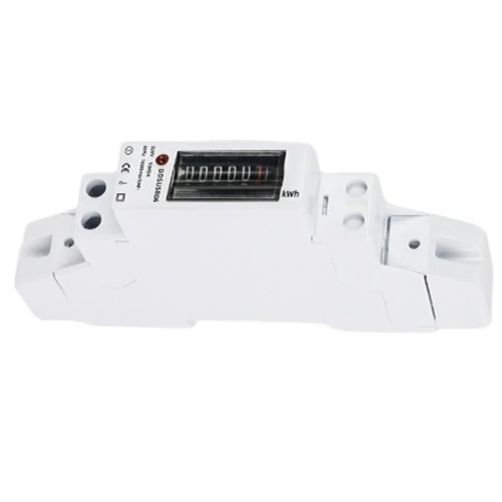 DDSU5886 Electricity Meter 1 Phase AC 220V 5(80)A Rail Mount for Residential Sub Metering and Panel Integration