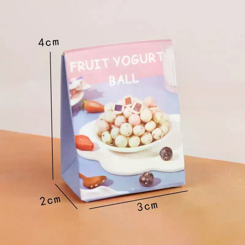 10 stuks poppenhuis simulatie mini snackdoos model poppenhuis miniatuur supermarkt scène decoratie poppenhuis fantasiespel speelgoed