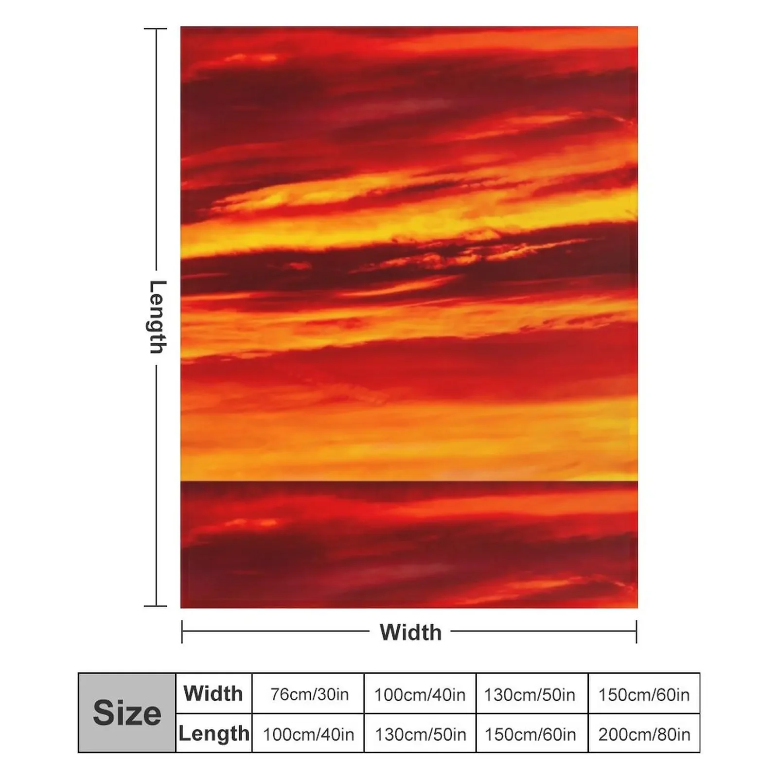 Coperta da tiro con texture arancione al tramonto Flanelle polari Bellissime coperte sottili